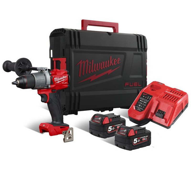 Аккумуляторная дрель-шуруповерт Milwaukee M18 FDD2-502X FUEL (4933464267) 2x5 Ah