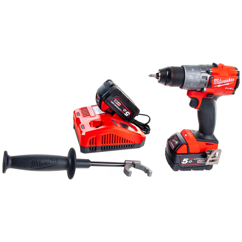 Аккумуляторная дрель-шуруповерт Milwaukee M18 FDD2-502X FUEL (4933464267) 2x5 Ah