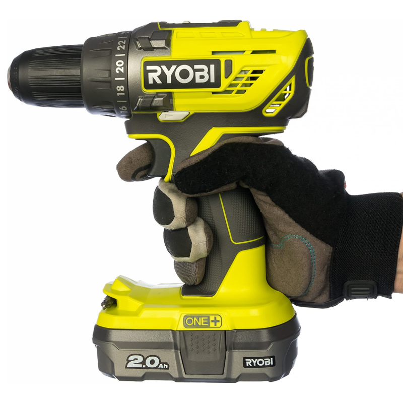 Аккумуляторная дрель-шуруповерт RYOBI R18DD3-220S (5133003348) 2 Ah