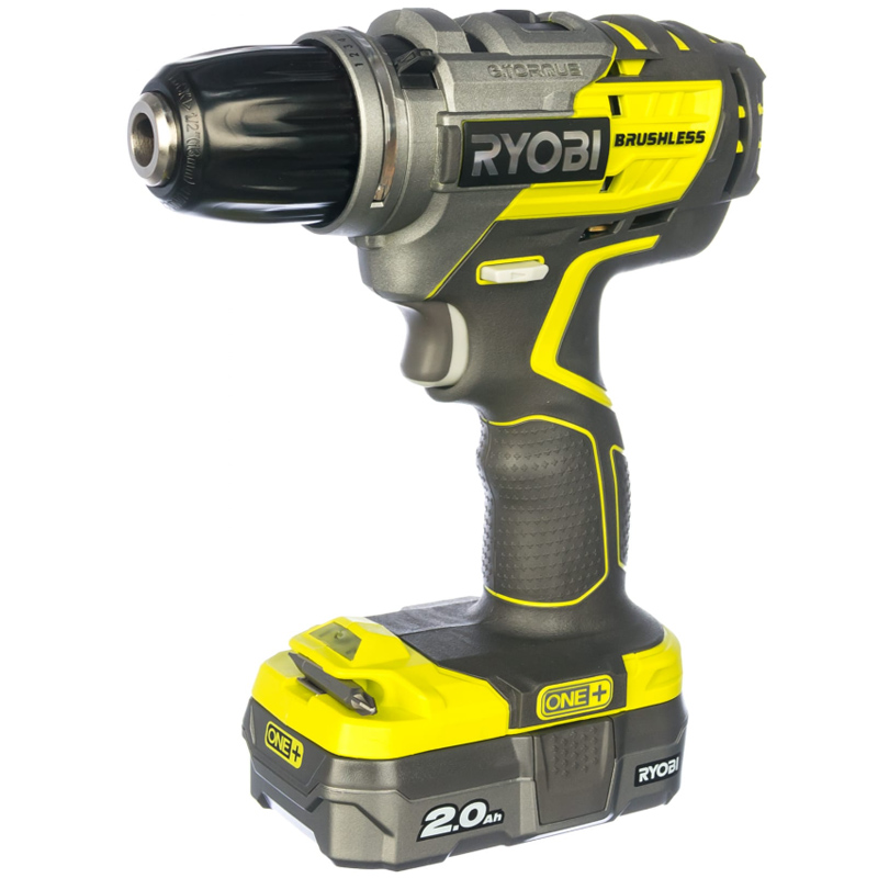 Аккумуляторная дрель-шуруповерт RYOBI R18DDBL-220S ONE+ (5133003435) 2x2 Ah