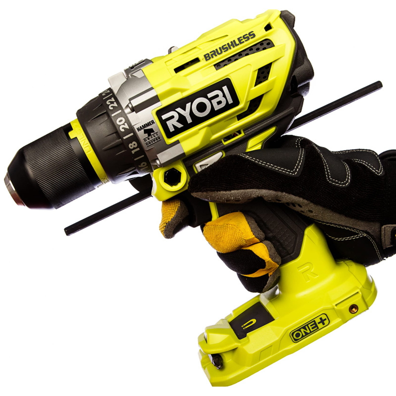 Аккумуляторная дрель-шуруповерт RYOBI R18PD7-0 ONE+ (5133003941)