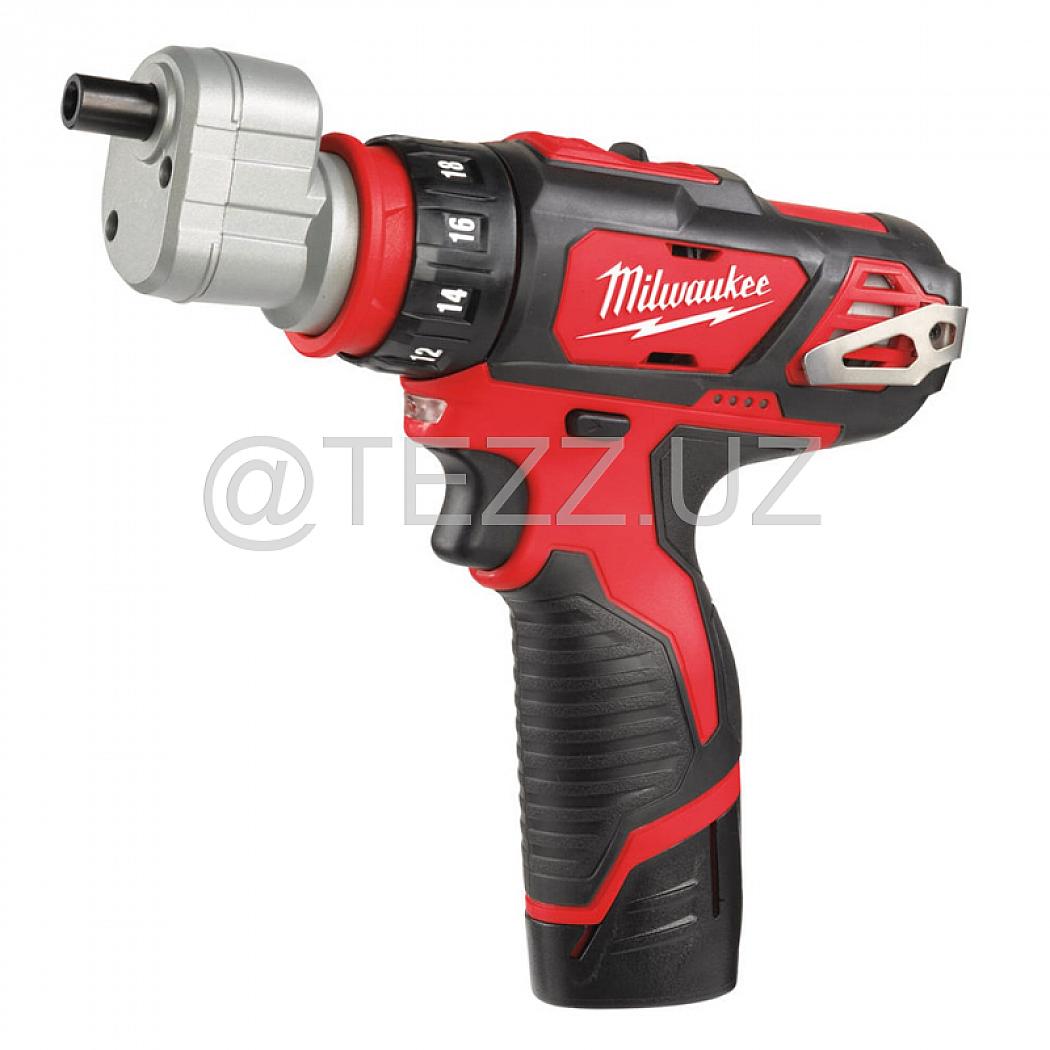 Аккумуляторная дрель-шуруповерт Milwaukee M12 BDDXKIT-202C 4-в-1 (4933447836) 2x2 Ah