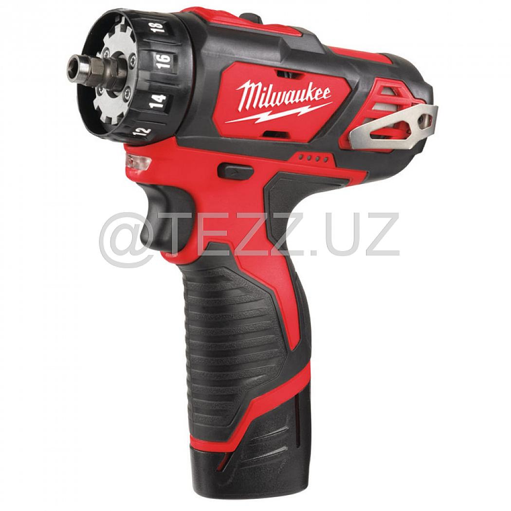 Аккумуляторная дрель-шуруповерт Milwaukee M12 BDDXKIT-202C 4-в-1 (4933447836) 2x2 Ah