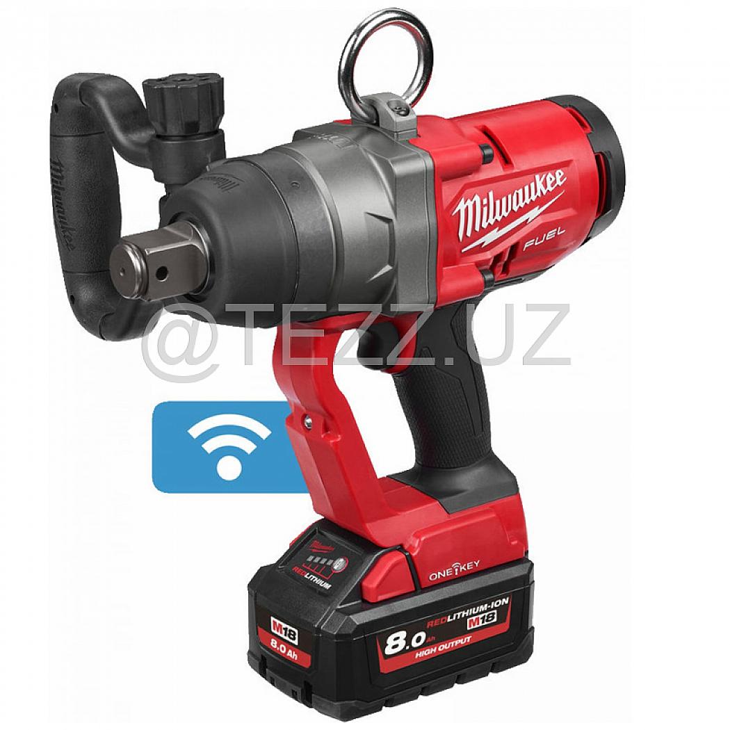 Аккумуляторный гайковерт Milwaukee M18 ONEFHIWF1-802X ONE-KEY (4933459733) 2x8 Ah