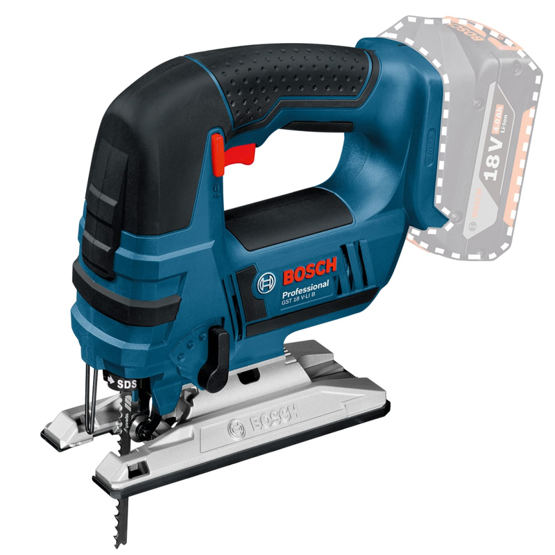 Аккумуляторный лобзик Bosch GST 18 V-LI B Professional Solo 0.601.5A6.100