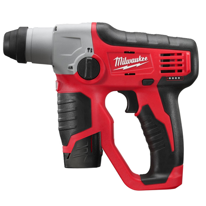 Аккумуляторный перфоратор Milwaukee M12 H-202C (4933431340) 2x2,0 Ah