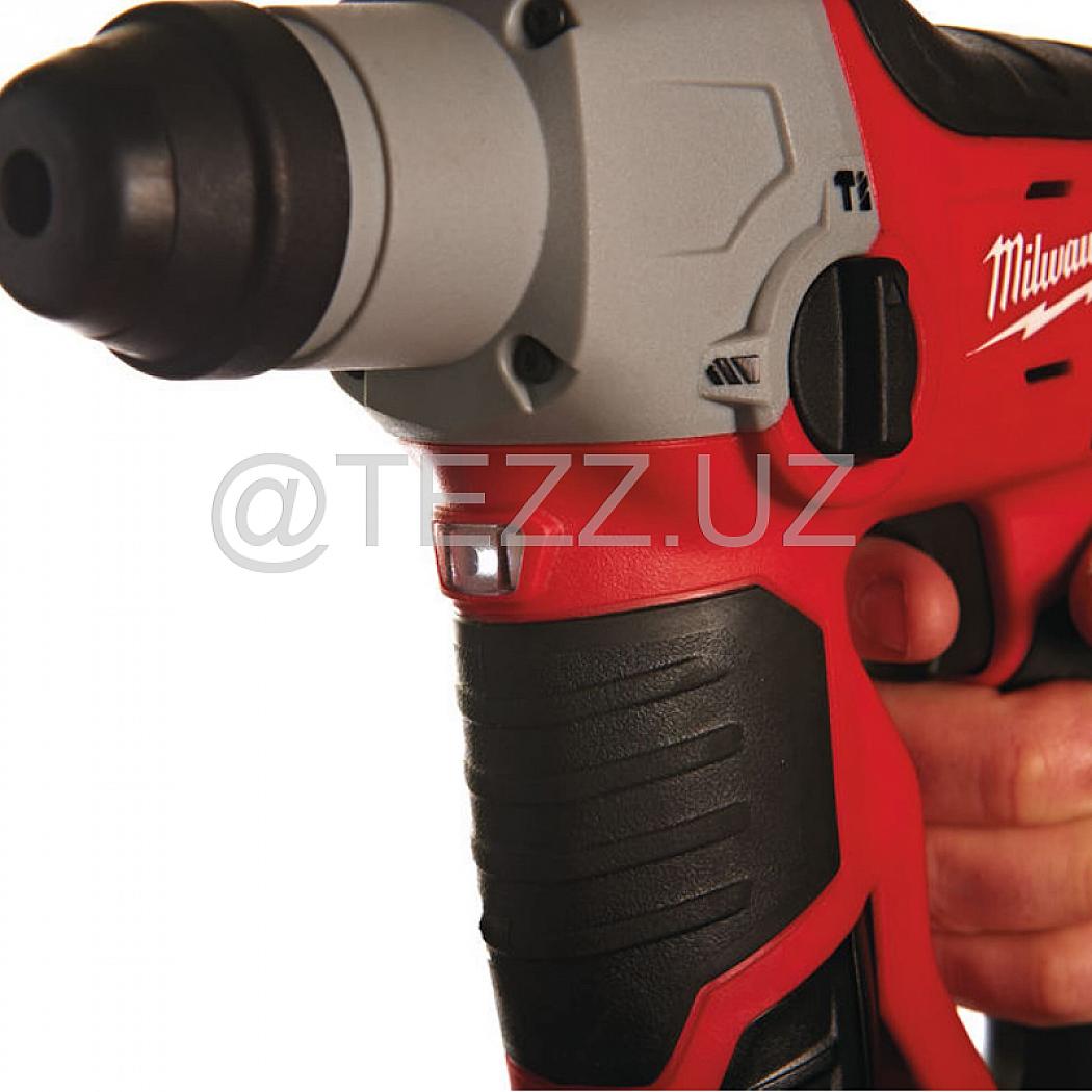 Аккумуляторный перфоратор Milwaukee M12 H-202C (4933431340) 2x2,0 Ah