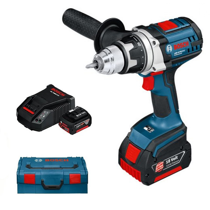 Аккумуляторный шуруповерт Bosch GSR 18 VE-2-LI Professional 2 x 4,0 Ah    