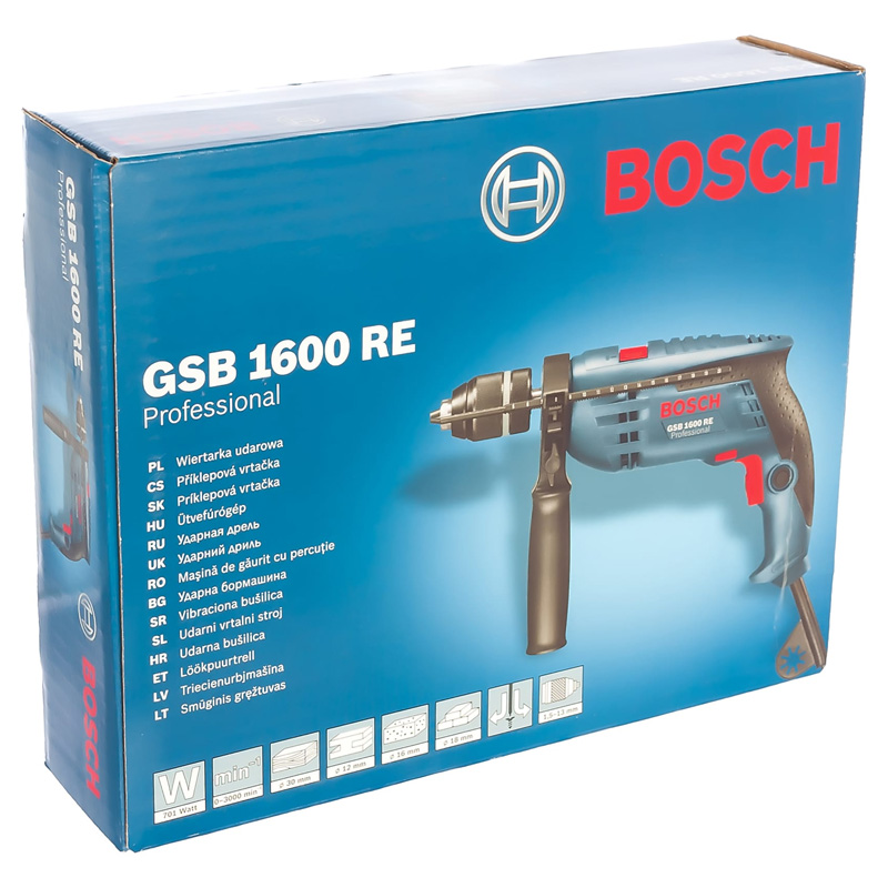 Дрель Bosch GSB 1600 RE Professional