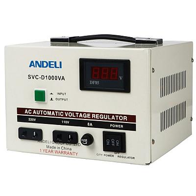 Стабилизаторы напряжения  ANDELI ASV D1000VA 110-250V