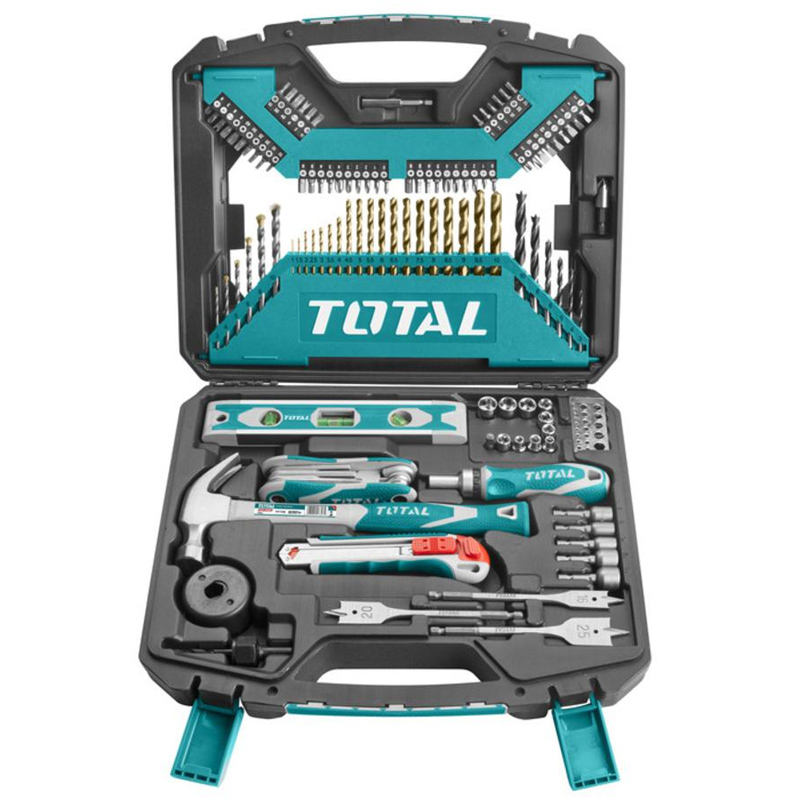 Наборы инструментов TOTAL THKTAC01120  руч. инструменты и свёрла, 120 предметов