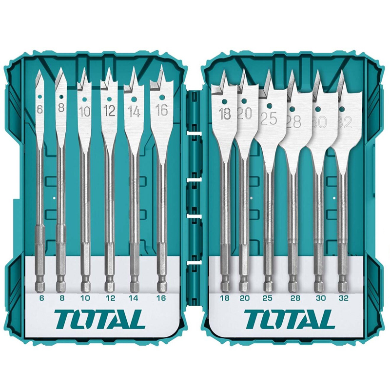 Наборы инструментов TOTAL TACSDL1201 свёрла по дереву, 12 предметов
