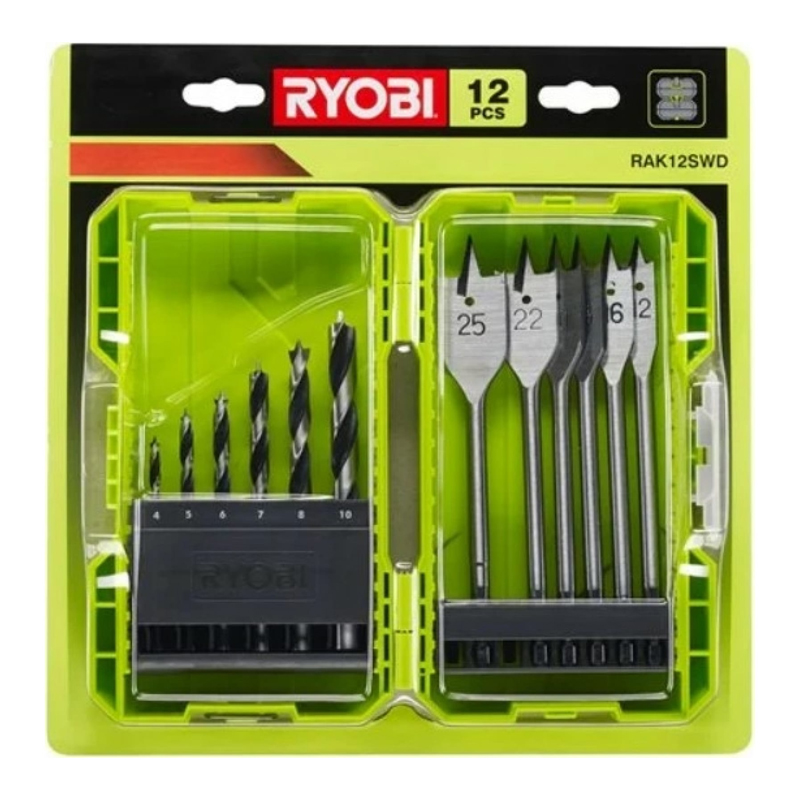 Наборы инструментов RYOBI RAK125WD сверла (5132003302), 12 шт.