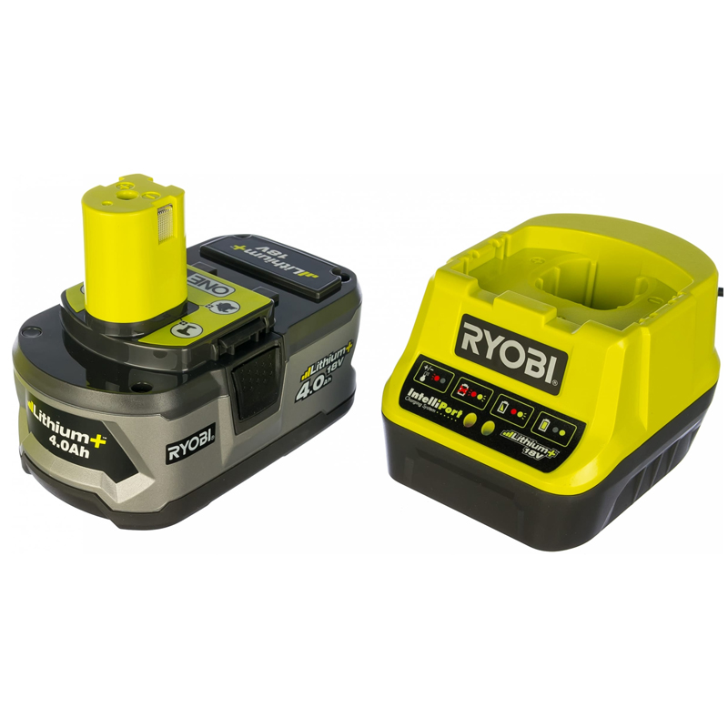 Наборы инструментов RYOBI RC18120-140 ONE+ аккумулятор и зарядка (5133003360), 2 шт.