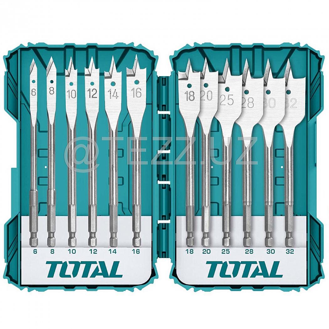 Наборы инструментов TOTAL TACSDL1201 свёрла по дереву, 12 предметов