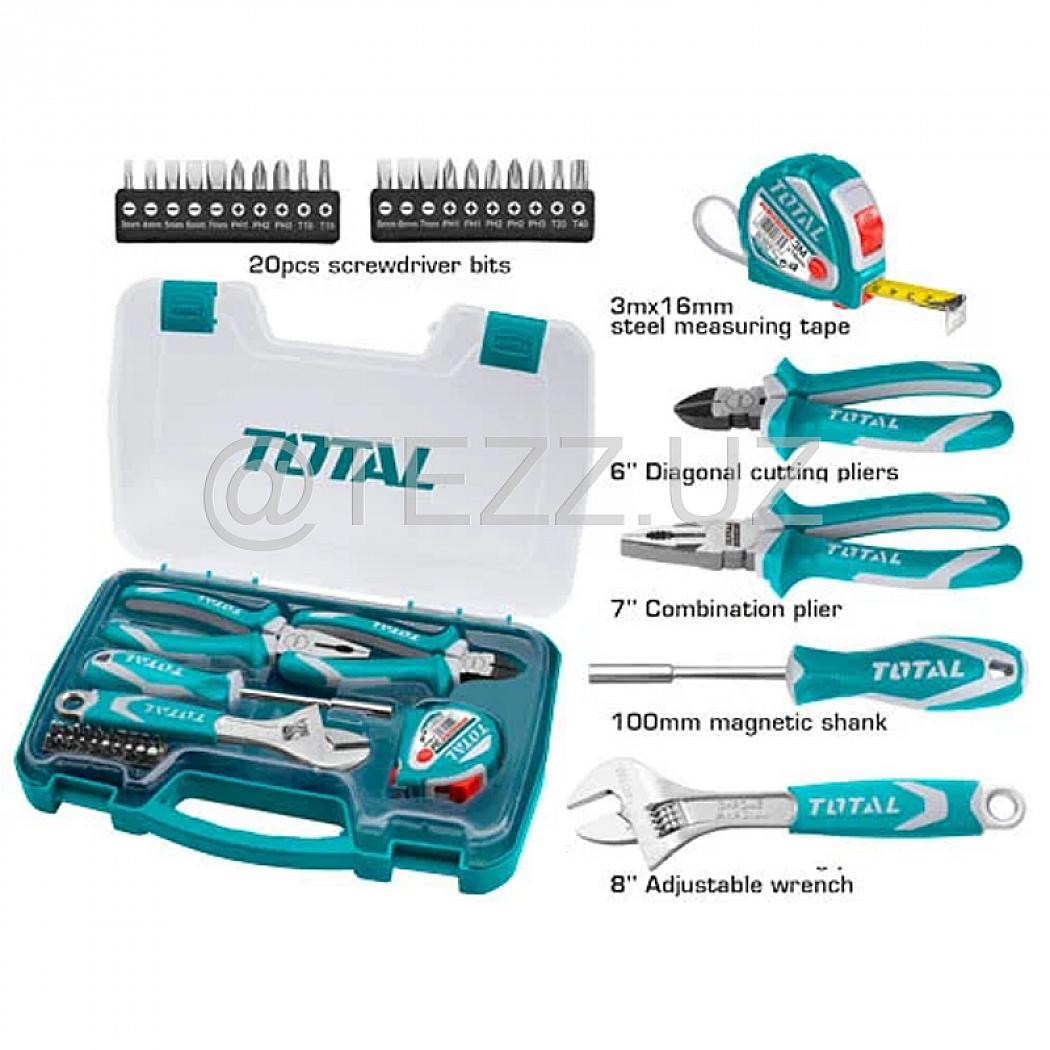 Наборы инструментов TOTAL THKTHP90256 ручные инструменты,  25 предметов