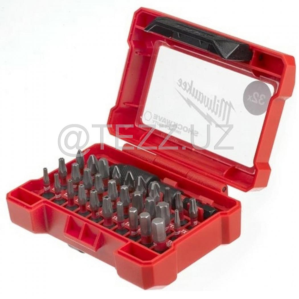 Наборы инструментов Milwaukee биты SHOCKWAVE TORX (4932471586), 32 шт.