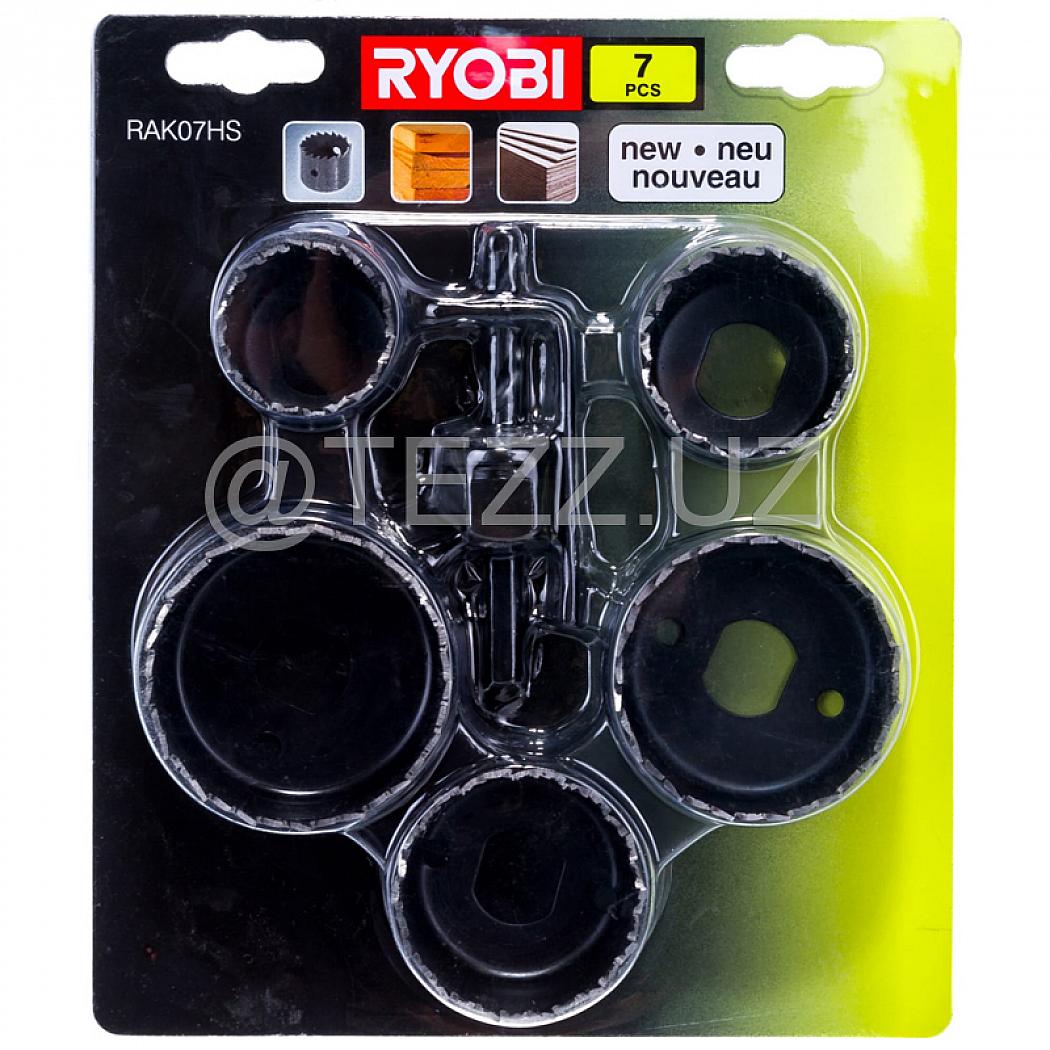 Наборы инструментов RYOBI RAK07HS пильные коронки (5132002548), 7 шт.