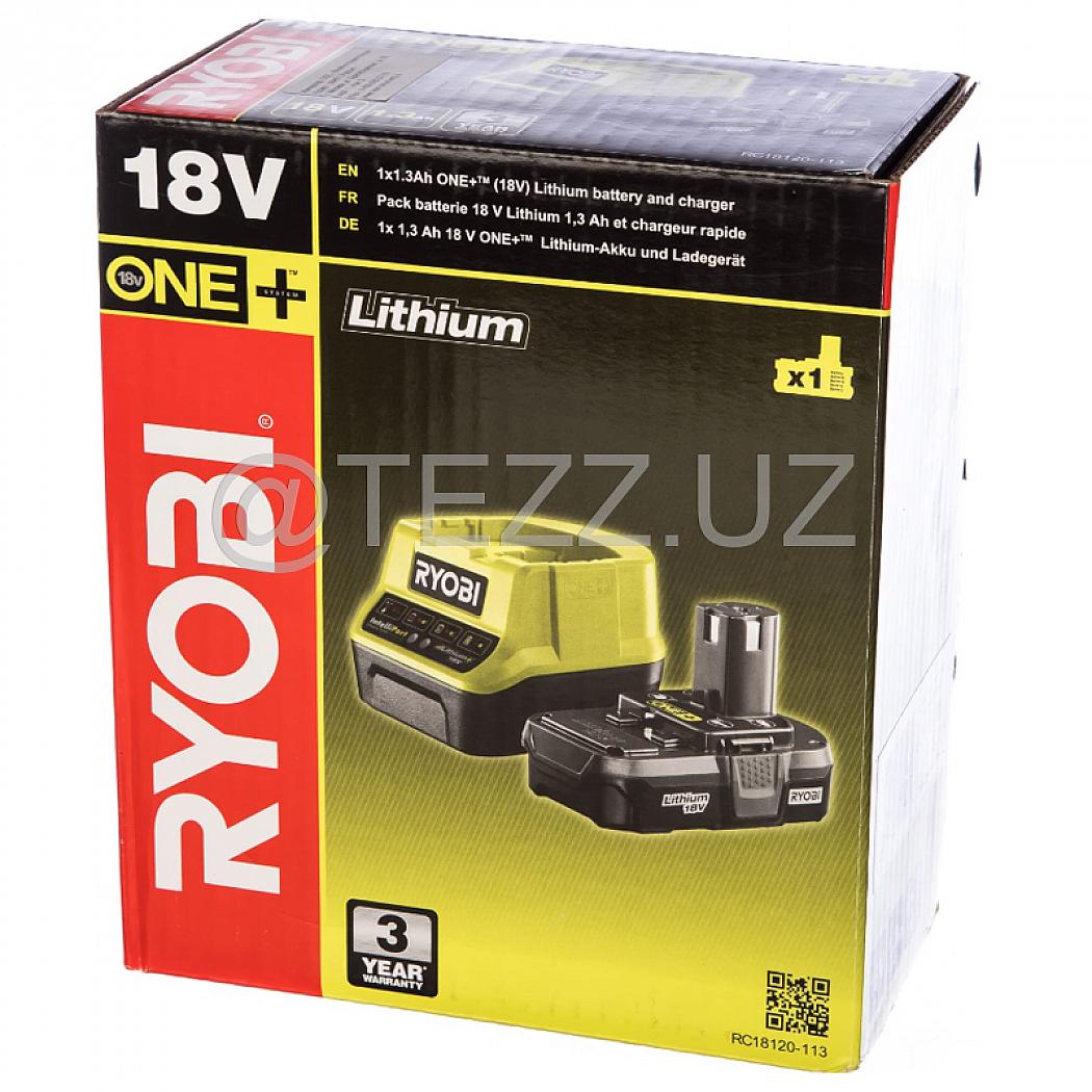 Наборы инструментов RYOBI RC18120-113 ONE+ аккумулятор и зарядка (5133003354), 2 шт.