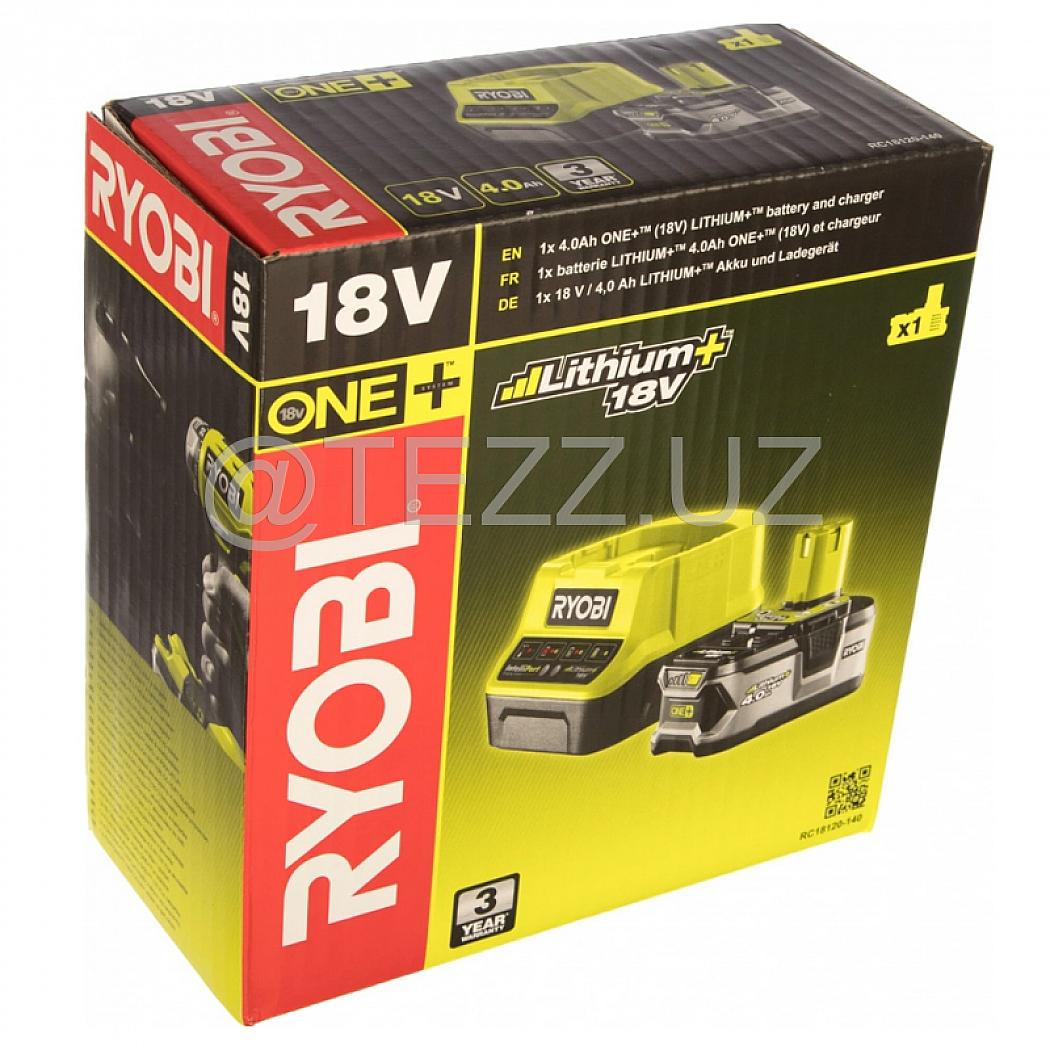 Наборы инструментов RYOBI RC18120-140 ONE+ аккумулятор и зарядка (5133003360), 2 шт.